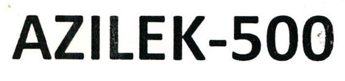 Azilek-500 Device mark 2178545 Trademark