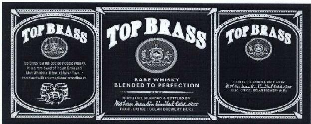 Top Brass With Label Device mark 1482636 Trademark