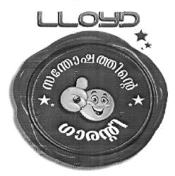 Lloyd Khushiyon Ki Guarantee (malayalam Language) Device mark 2698112 Trademark