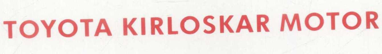 Toyota Kirloskar Motor (label) Device mark 893614 Trademark
