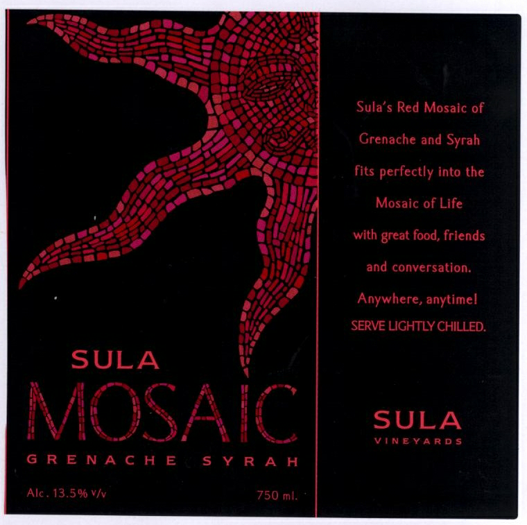Sula Mosaic Device mark 1881960 Trademark