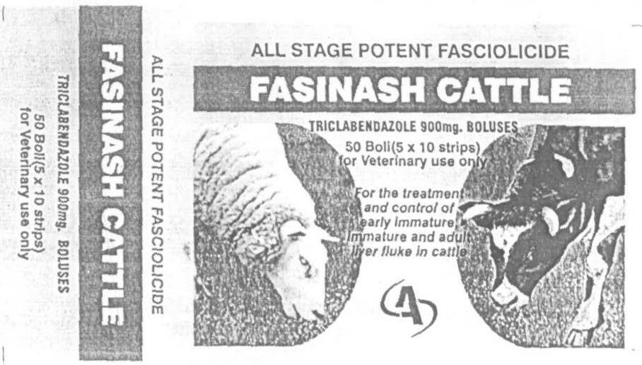 Fasinash Cattle (label) Device mark 1591170 Trademark