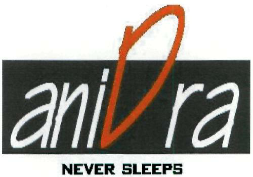 Anidra Never Sleeps (label) Device mark 2220349 Trademark
