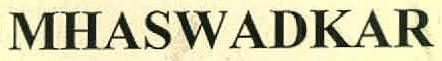 Mhaswadkar Device mark 2707761 Trademark