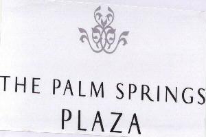 The Palm Springs Plaza With Label Device mark 1651058 Trademark
