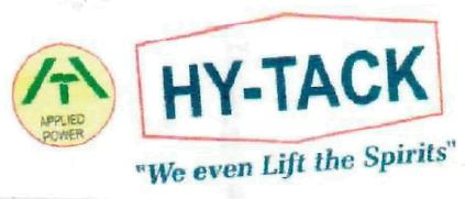 Hy-tack With Device Of "ht" Device mark 2587753 Trademark