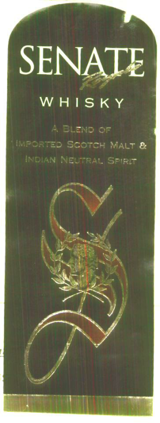 Senate (label) Device mark 1596247 Trademark