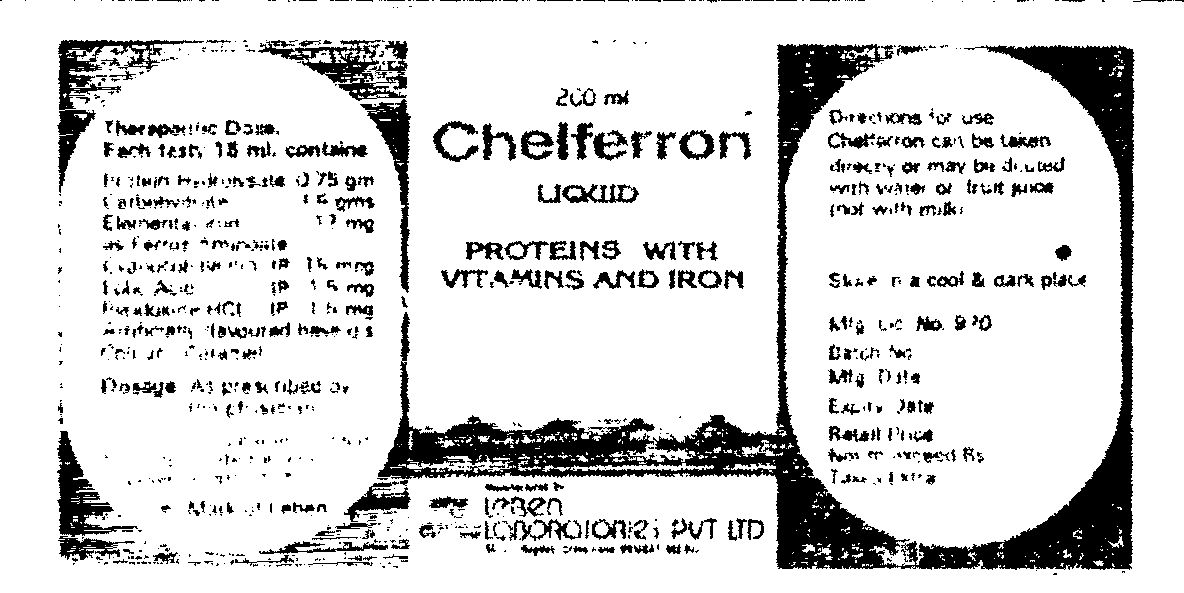 Chelferron Device mark 550190 Trademark