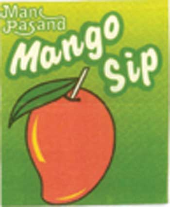 Mango Sip (label) Device mark 1270252 Trademark