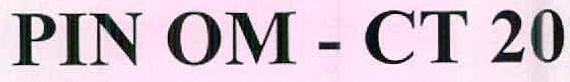 Pin Om-ct 20 Device mark 2542986 Trademark
