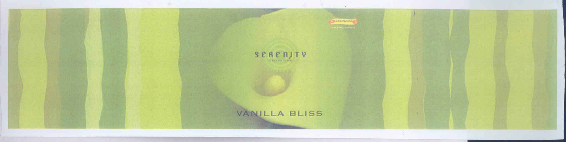 Serenity Vanilla Bliss (label) Device mark 1596468 Trademark