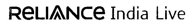 Reliance India Live (letter Written In Special Form) Device mark 1497743 Trademark