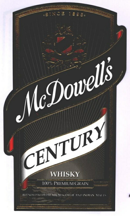 Mcdowell's Century Device mark 2190494 Trademark