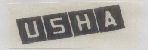 Usha (label) Device mark 1029602 Trademark