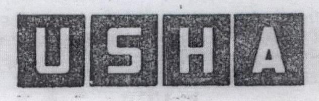 Usha With Label Device mark 1402744 Trademark
