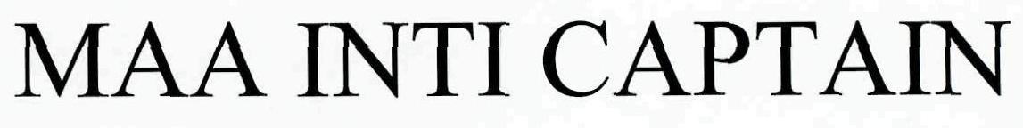 Maa Inti Captain Device mark 2638104 Trademark