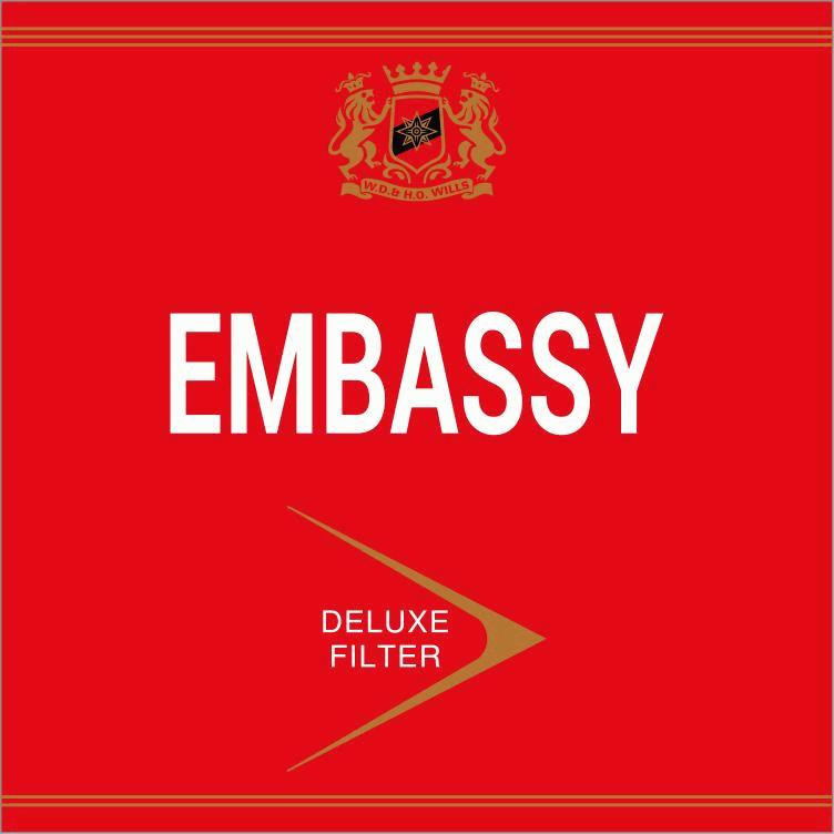 Embassy Deluxe Filter (colour Label) Device mark 2336482 Trademark