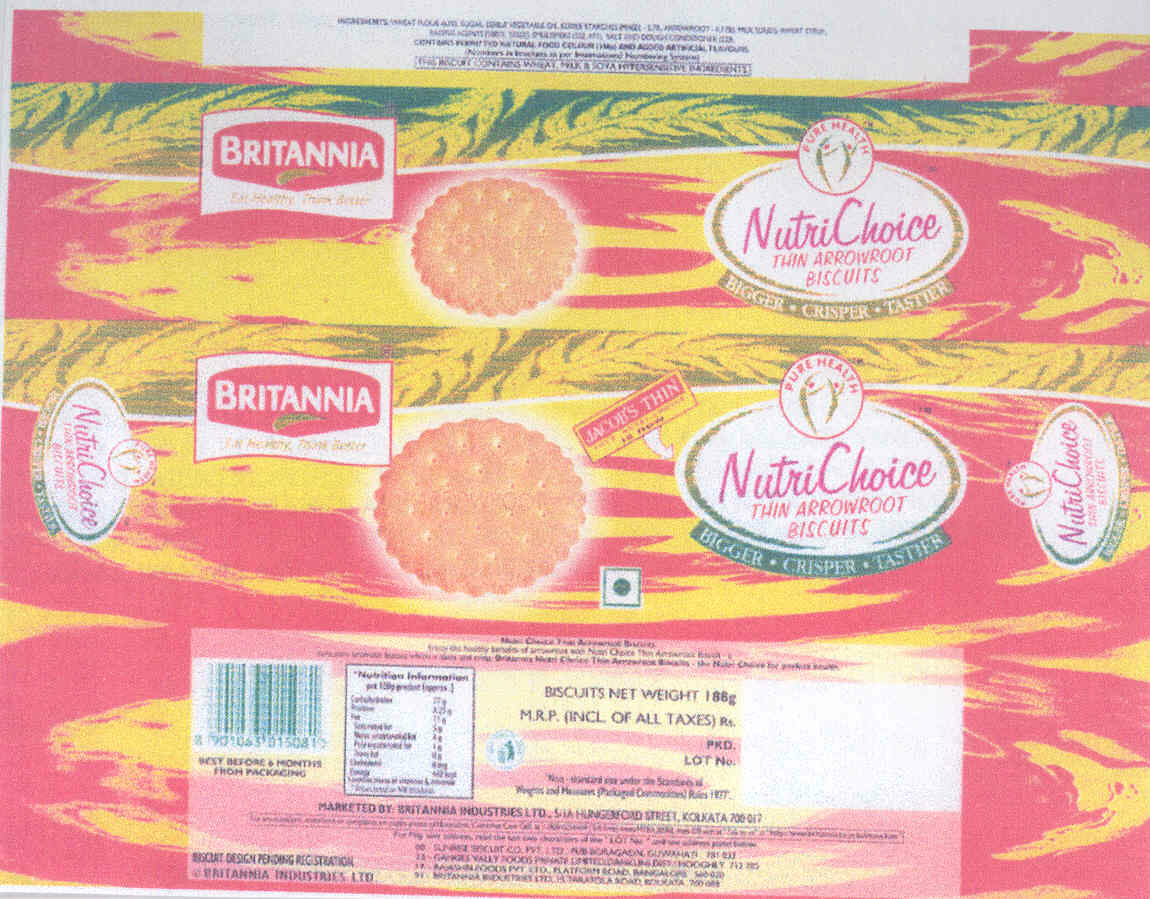 Britannia Nutrichoice Device mark 1617001 Trademark