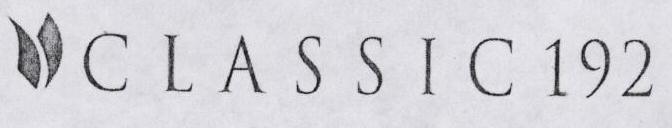 C L S S I C 192 (other Geometircal Solids) Device mark 1444367 Trademark