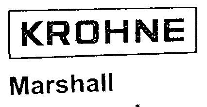 Krohne Marshall Device mark 1260495 Trademark