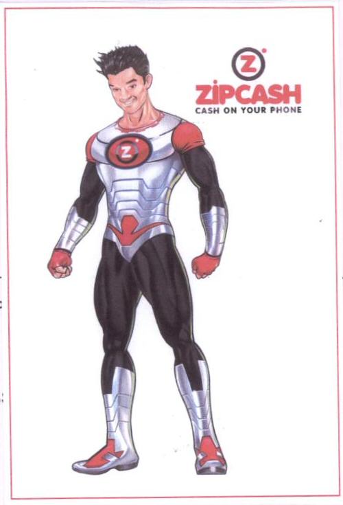 Zipcash (device Of Men) Device mark 1651129 Trademark