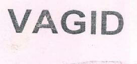 Vagid Device mark 2343794 Trademark