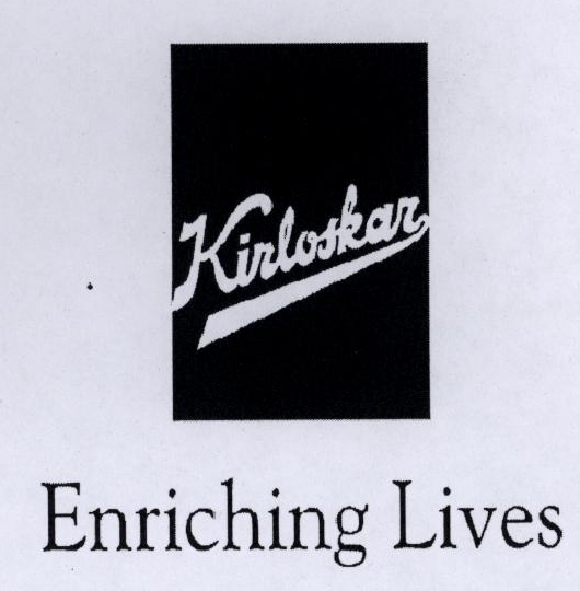 Kirloskar Enriching Lives (label) Device mark 1783539 Trademark