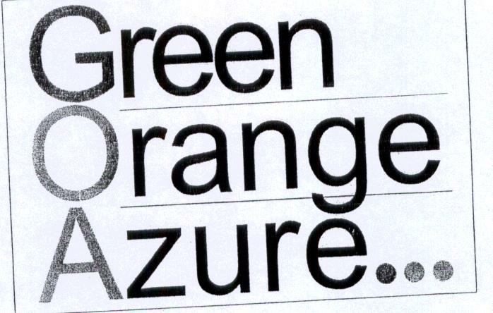 Green Orange Azure... Device mark 1916637 Trademark