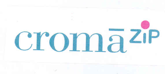 Croma Zip (label) Device mark 1745875 Trademark