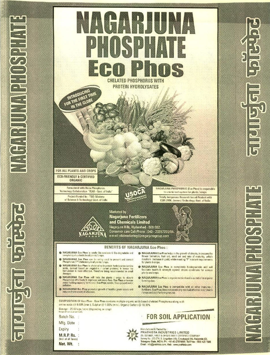 Nagarjuna Phosphate Eco Phos Device mark 2790599 Trademark