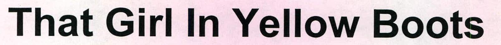 That Girl In Yellow Boots Device mark 2203556 Trademark