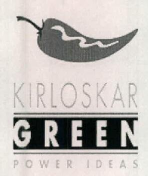 Kirloskar Green (device Of Chilli) Device mark 1784026 Trademark