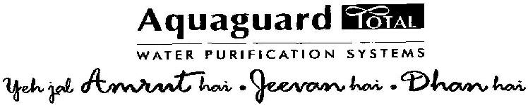 Aquagurard Total With Label Device mark 1746132 Trademark