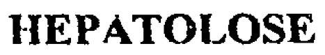 Hepatolose Device mark 528254 Trademark