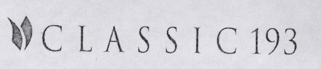 C L A S S I C 193 (other Geometrical Solids) Device mark 1444368 Trademark