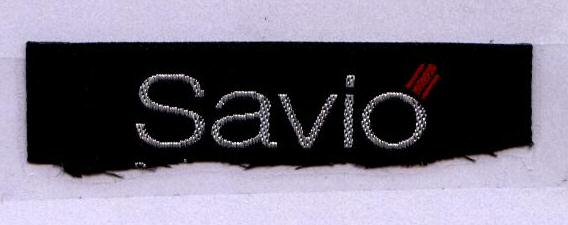 Savio With Label Device mark 1633896 Trademark