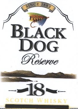 Black Dog Reserve 18 Scotch Whisky Device mark 1988870 Trademark