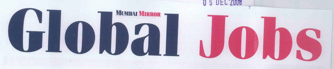 Mumbai Mirror Global Jobs (label) Device mark 1761079 Trademark