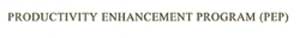 Productivity Enhancement Program (pep) Device mark 1934702 Trademark