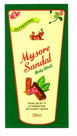 Mysore Sandal Body Wash Device mark 2884420 Trademark