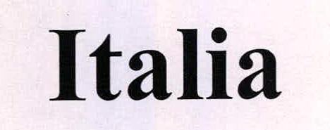 Italia Device mark 2264418 Trademark