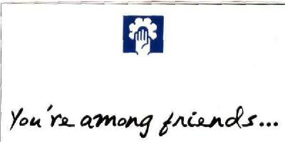 You`re Among Friends(with Device) Device mark 1912614 Trademark