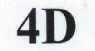 4d Device mark 1945044 Trademark