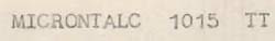 Microntalc 1015 Tt Device mark 707182 Trademark