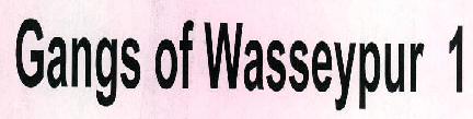 Gangs Of Wasseypur 1 Device mark 2203562 Trademark