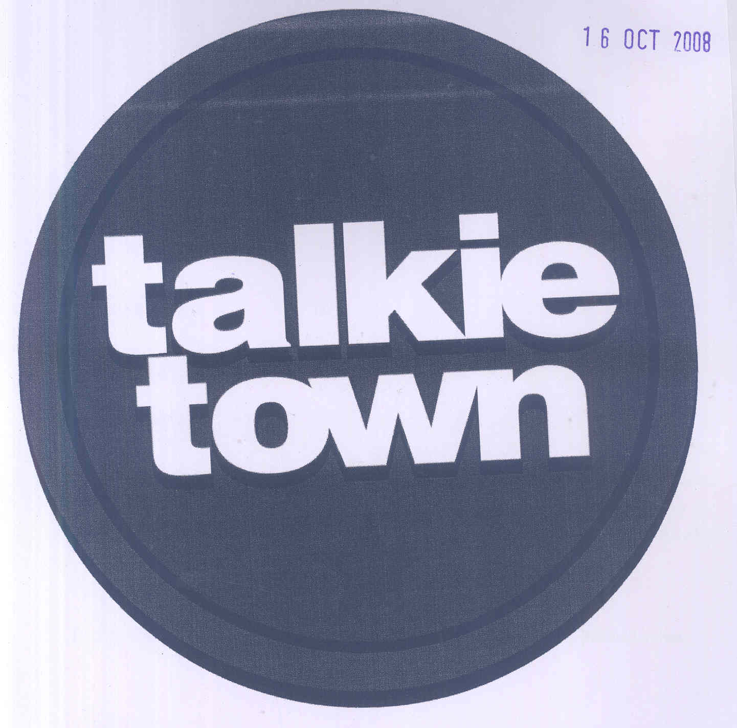 Talkie Town (label) Device mark 1744320 Trademark
