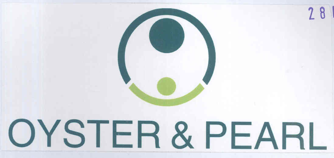 Oyster & Pearl (label) Device mark 1758595 Trademark