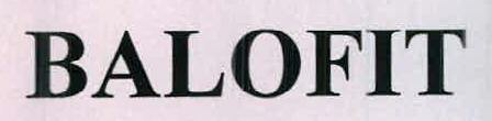 Balofit Device mark 2361282 Trademark