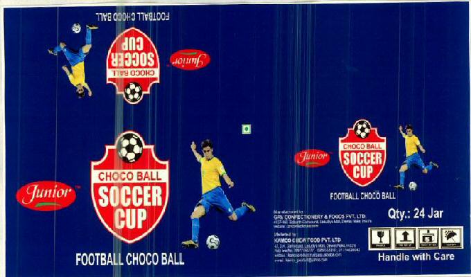 Choco Ball Soccer Cup (device Of Football Player) Device mark 2587919 Trademark