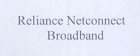 Reliance Netconnect Broadband (label) Device mark 1773513 Trademark
